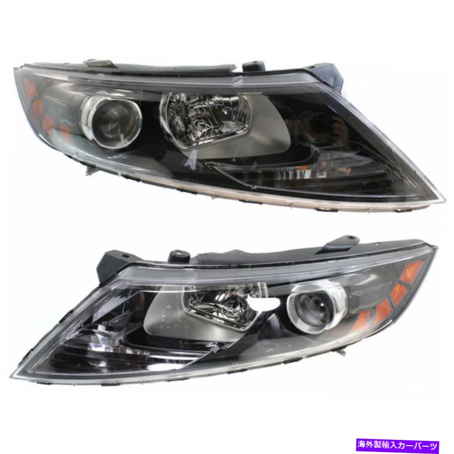 USヘッドライト Kia Optima Headlightアセンブリ2011対LHとRH側KI2502146 For Kia Optima Headlight Assembly 2011 Pair LH and RH Side KI2502146【並行輸入品】