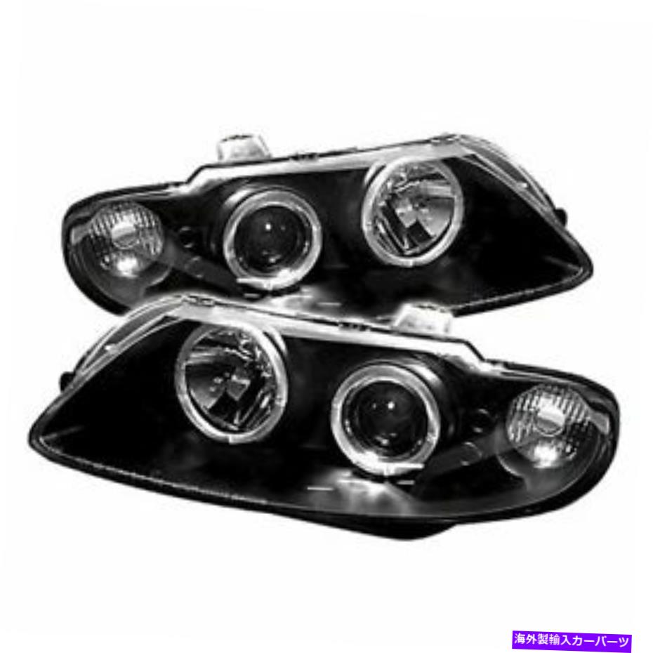 USヘッドライト スパイダーオートポンタックGTOブラックハロゲンLEDプロジェクターヘッドライト Spyder Auto Pontiac GTO Black Halogen LED Projector Headlight【並行輸入品】
