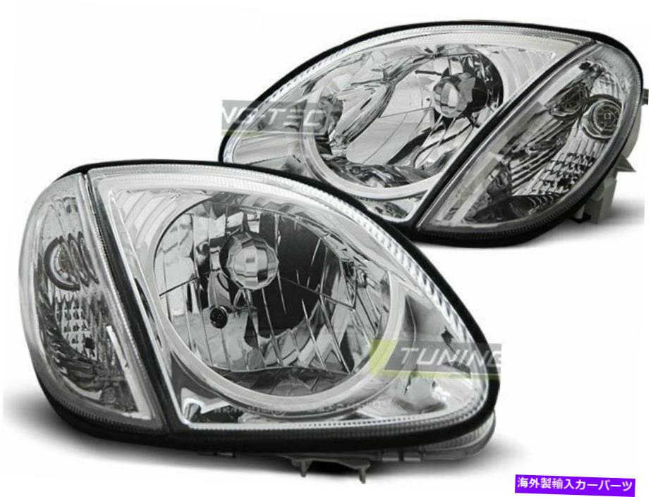 USヘッドライト メルセデスのヘッドライトR170 SLK 96-04 Chrome Worldwide Freeship US LPME75 Xino Headlights for Mercedes R170 SLK 96-04 Chrome WorldWide FreeShip US LPME75 XINO【並行輸入品】