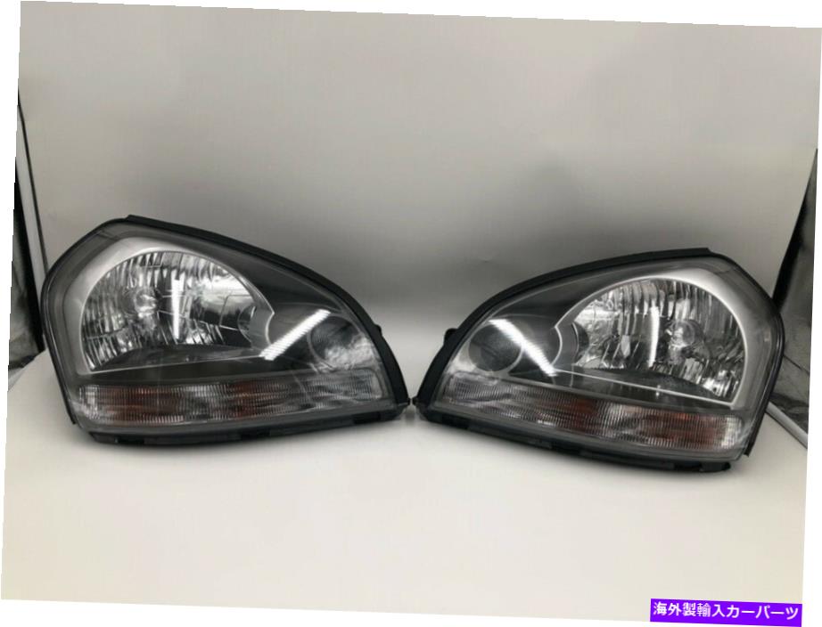 USヘッドライト 2005年 - 2009年のためのペアフロントヘッドランプライトヘッドライトHyundai Tucson Pair Front Head lamp light Headlight for 2005-2009 Hyundai Tucson【並行輸入品】