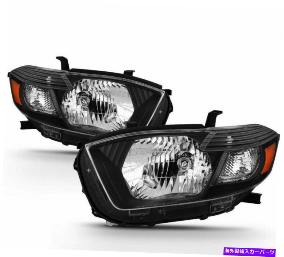 USヘッドライト Toyota Highlander 2009-2010 Black HoundlesヘッドライトヘッドランプRH + LHセット For Toyota Highlander 2009-2010 Black Housing Headlights HeadLamps RH+LH set【並行輸入品】｜Us Custom Parts Shop USDM