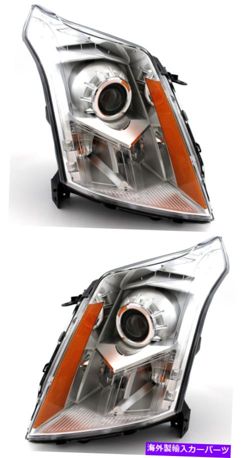 USヘッドライト 2011年2011年2011年2012年Cadillac SRXヘッドライトペアセット For 2010 2011 2012 2013 Cadillac Srx Headlights Pair Set【並行輸入品】