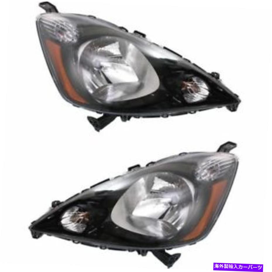 USヘッドライト 2012-2013ホンダフィットスポーツのための新しいデポドライバ＆旅客サイドヘッドライトセット New Depo Driver & Passenger Side Headlight Set For 2012-2013 Honda Fit Sport【並行輸入品】 61,986円