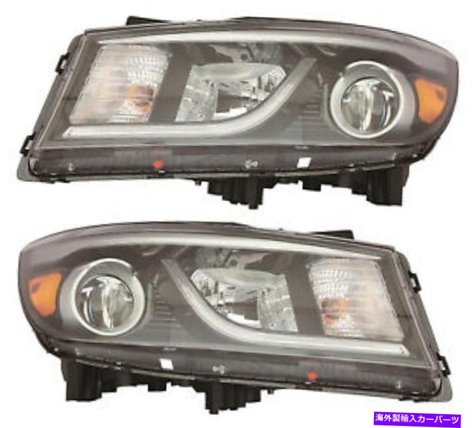 USヘッドライト 2015年2016年2017年Kia Sedonaヘッドライトペアセット For 2015 2016 2017 Kia Sedona Headlights Pair Set【並行輸入品】