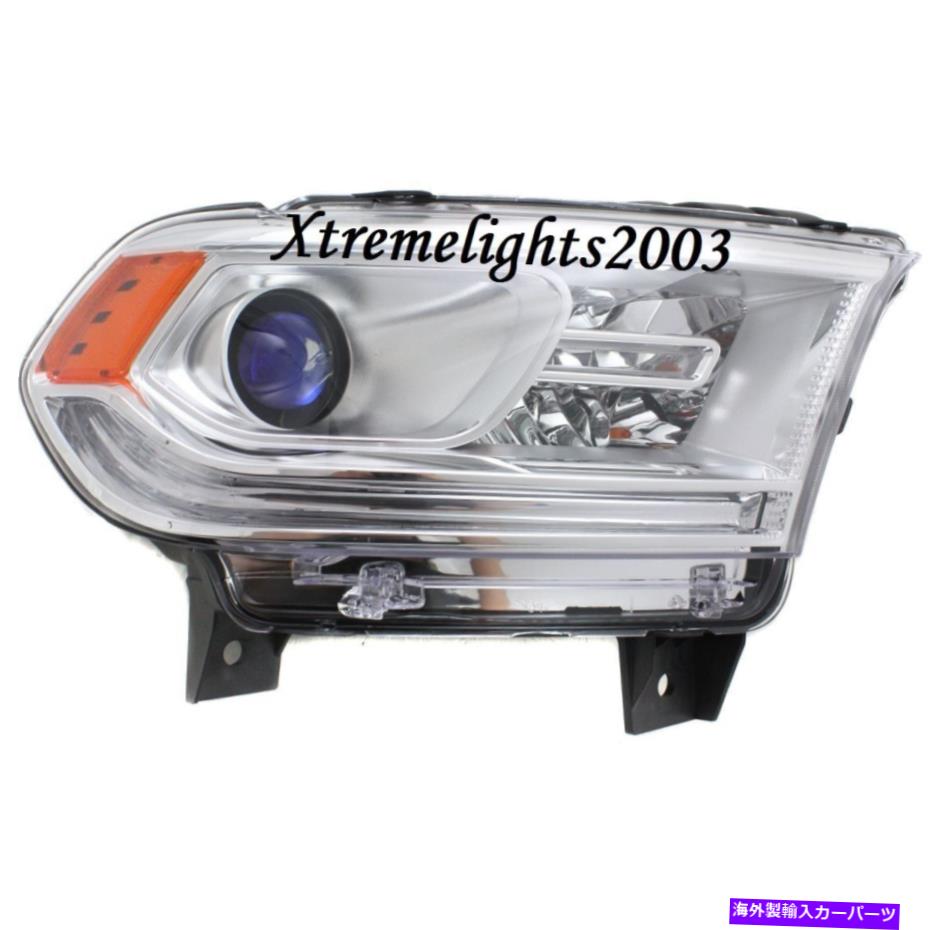 USヘッドライト Dodge Durango 2014-2015右乗客ヘッドライトヘッドランプライトw / o LEDクロム DODGE DURANGO 2014-2015 RIGHT PASSENGER HEADLIGHT HEAD LAMP LIGHT W/O LED CHROME【並行輸入品】
