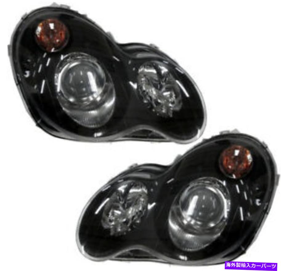 USヘッドライト HEADLIGHTSアセンブリペア01-07メルセデスベンツC230 C240 C280 C320 C350 Headlights Assembly Pair Set for 01-07 Mercedes-Benz C230 C240 C280 C320 C350【並行輸入品】