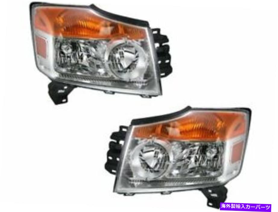 USヘッドライト 2008-2015日産Armada 20110 2012 2013 Y858JBのヘッドライトアセンブリセット Headlight Assembly Set For 2008-2015 Nissan Armada 2010 2012 2011 2013 Y858JB【並行輸入品】｜Us Custom Parts Shop USDM
