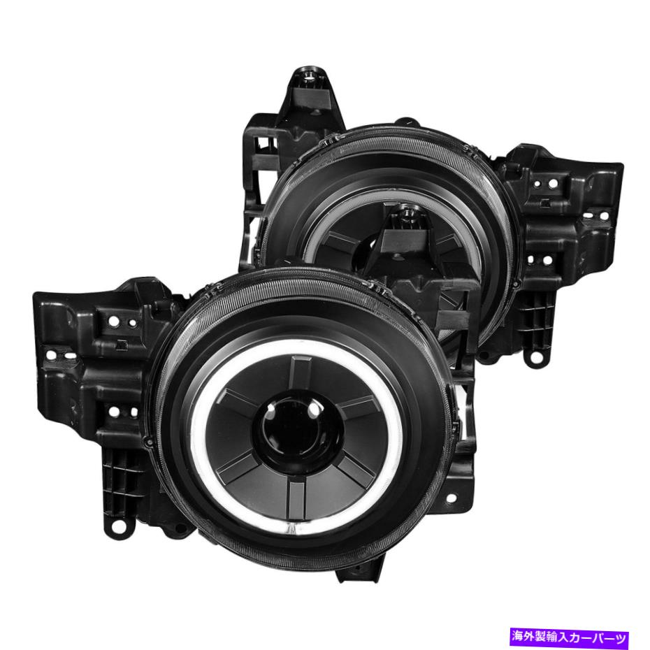 USヘッドライト トヨタFJ CRUISER 07-13ヘッドライトブラックハロープロジェクターヘッドライトW LED For Toyota FJ Cruiser 07-13 Headlights Black Halo Projector Headlights w LED【並行輸入品】｜Us Custom Parts Shop USDM