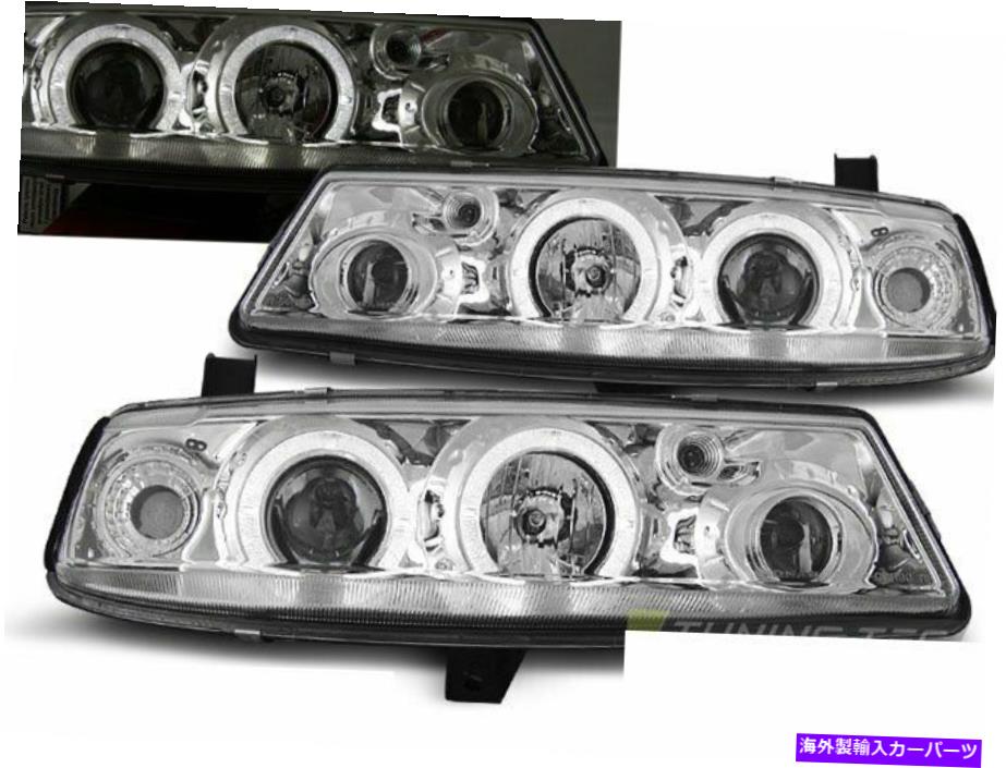 USヘッドライト Opel Calibra 90-97 Halo Rims Chrome CA LPOP06 Xino CAのヘッドライトのペア Pair of Headlights for Opel CALIBRA 90-97 Halo Rims Chrome CA LPOP06 XINO CA【並行輸入品】