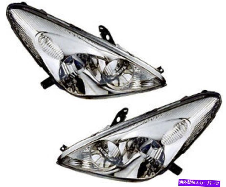USヘッドライト HalogenヘッドライトW /電球左右ペア02-04 Lexus ES300 ES330 Halogen Headlights w/Bulb Left & Right Pair Set NEW for 02-04 Lexus ES300 ES330【並行輸入品】
