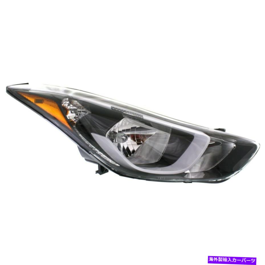 USヘッドライト 2014年2015年2015年のHyundai Elantra Sedan USA球根付き Headlight For 2014 2015 2016 Hyundai Elantra Sedan USA Built Right With Bulb【並行輸入品】