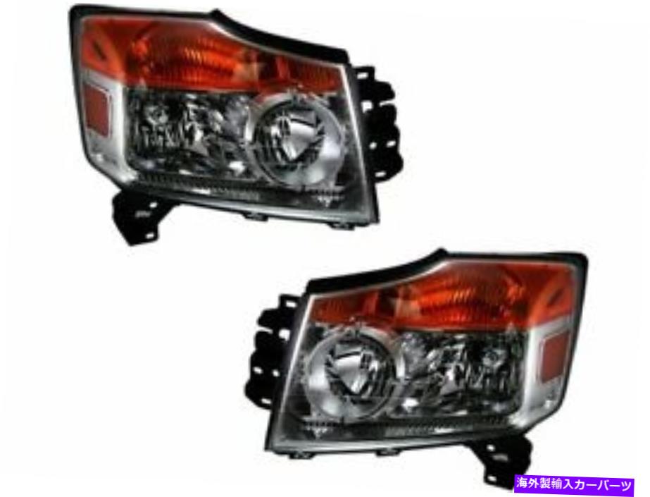 USヘッドライト 08-15日産Armada CX22D7のヘッドライトアセンブリセット Headlight Assembly Set For 08-15 Nissan Armada CX22D7【並行輸入品】|Us Custom Parts Shop USDM