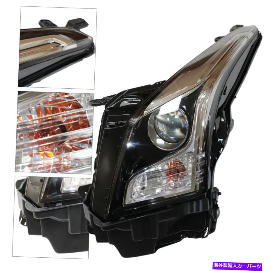 USヘッドライト 2016年 - 2015年2016年 - 2016年2017年2017年2017年2017年2017年2017年 Left Driver Side Halogen Headlight For 2013-2015 2016 2017 2018 Cadillac ATS【並行輸入品】