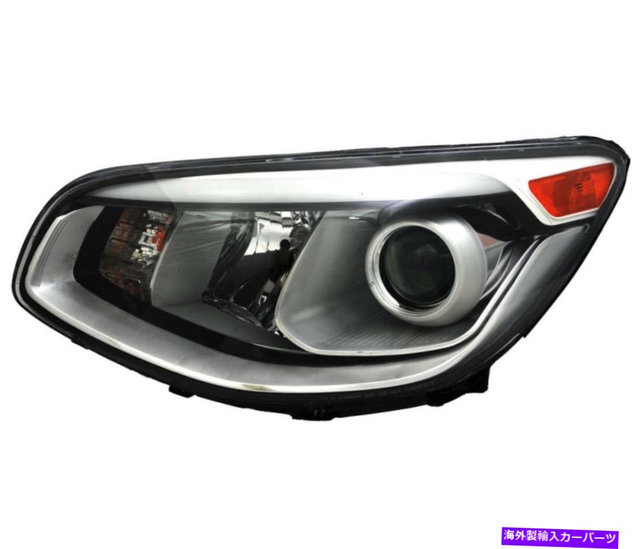 USヘッドライト ハロゲンヘッドライトヘッドランプ(球根)214-2016キアソウルのための左運転側 Halogen Headlight Headlamp (w/Bulb) Left Driver Side for 214-2016 Kia Soul【並行輸入品】