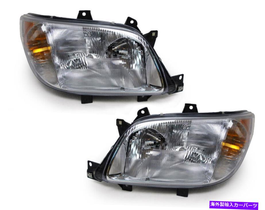USヘッドライト 2003-2006貨物ライナースプリンターのためのDepo OEスタイルの交換ヘッドライトペア DEPO OE-Style Replacement Headlights Pair For 2003-2006 Freightliner Sprinter【並行輸入品】 61,191円