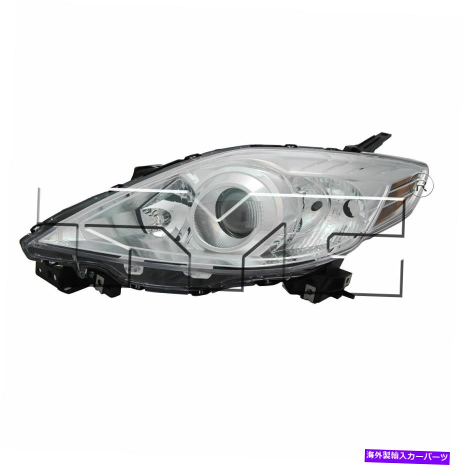 USヘッドライト 2008-2010 Mazda 5のための左側ハロゲンヘッドライトアセンブリ Left Side Halogen Headlight Assembly For 2008-2010 Mazda 5【並行輸入品】