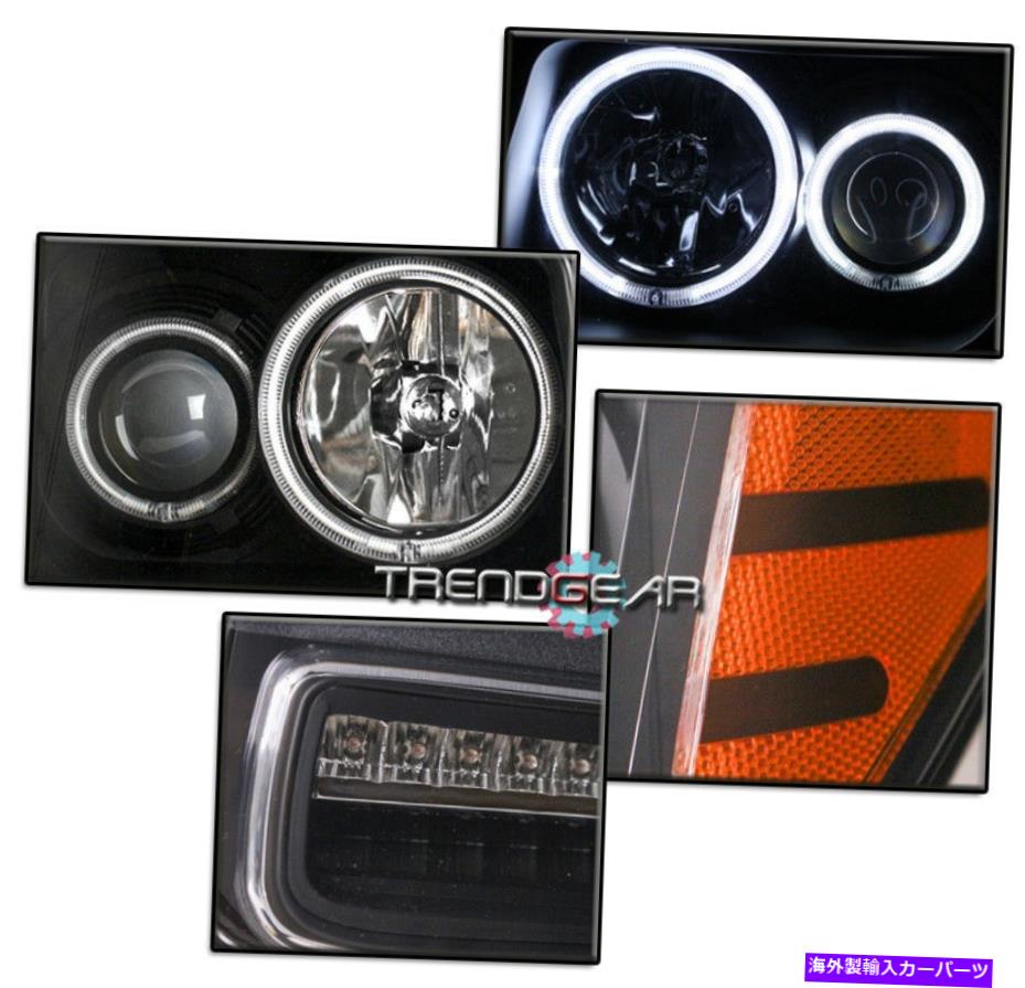 USヘッドライト 2007-2011 Dodge Nitro CCFL Halo LED DRLチューブブラックプロジェクターヘッドライトランプ FOR 2007-2011 DODGE NITRO CCFL HALO LED DRL TUBE BLACK PROJECTOR HEADLIGHTS LAMP【並行輸入品】 59,601円