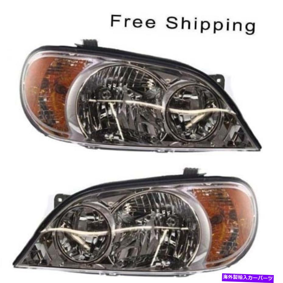 USヘッドライト ハロゲンヘッドランプアセンブリ2ペアLH＆RHサイドフィット2002-2005キアセドナ Halogen Head Lamp Assembly Set of 2 Pair LH & RH Side Fits 2002-2005 Kia Sedona【並行輸入品】｜Us Custom Parts Shop USDM