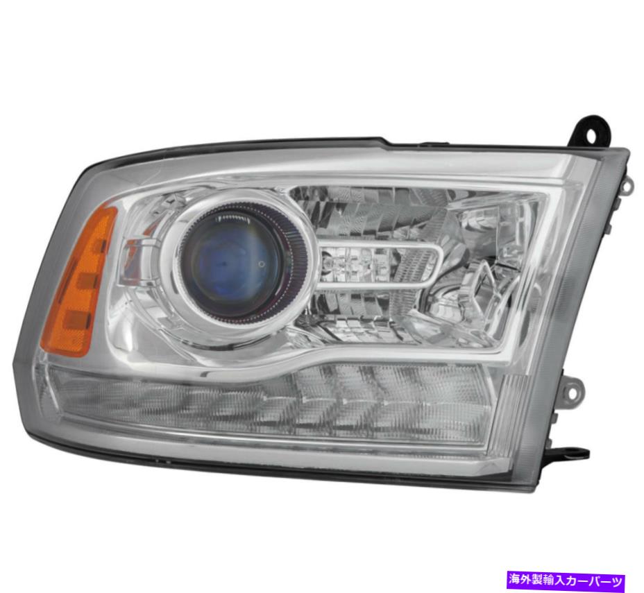 USヘッドライト 13-15 RAM 1500 2500 3500用ハロゲンヘッドライトアセンブリクロム右側 Halogen Headlight Assembly Chrome Right Side for 13-15 Ram 1500 2500 3500【並行輸入品】｜Us Custom Parts Shop USDM