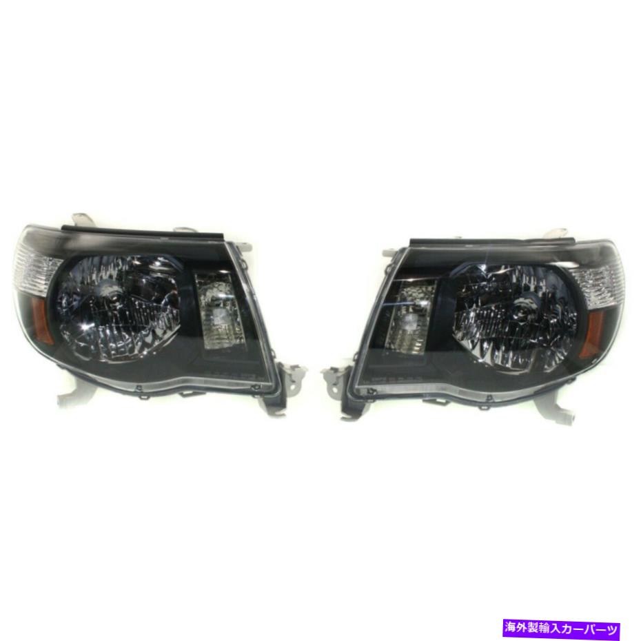 USヘッドライト Toyota Tacoma 2005-2009用ヘッドライトランプ左右のLH＆RH Headlight Lamp Left-and-Right LH & RH for Toyota Tacoma 2005-2009【並行輸入品】
