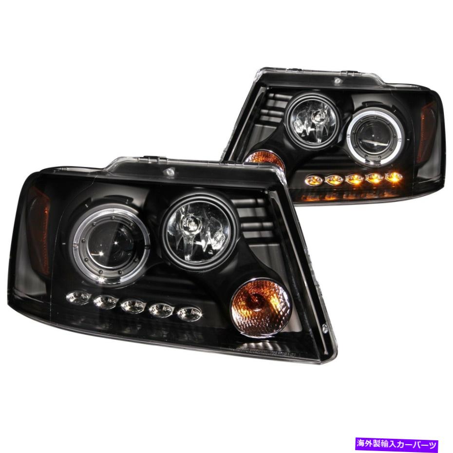 USヘッドライト Anzo USA 111028プロジェクターヘッドライトセットW / Haloフィット04-08 F-150マークLT Anzo USA 111028 Projector Headlight Set w/Halo Fits 04-08 F-150 Mark LT【並行輸入品】|Us Custom Parts Shop USDM