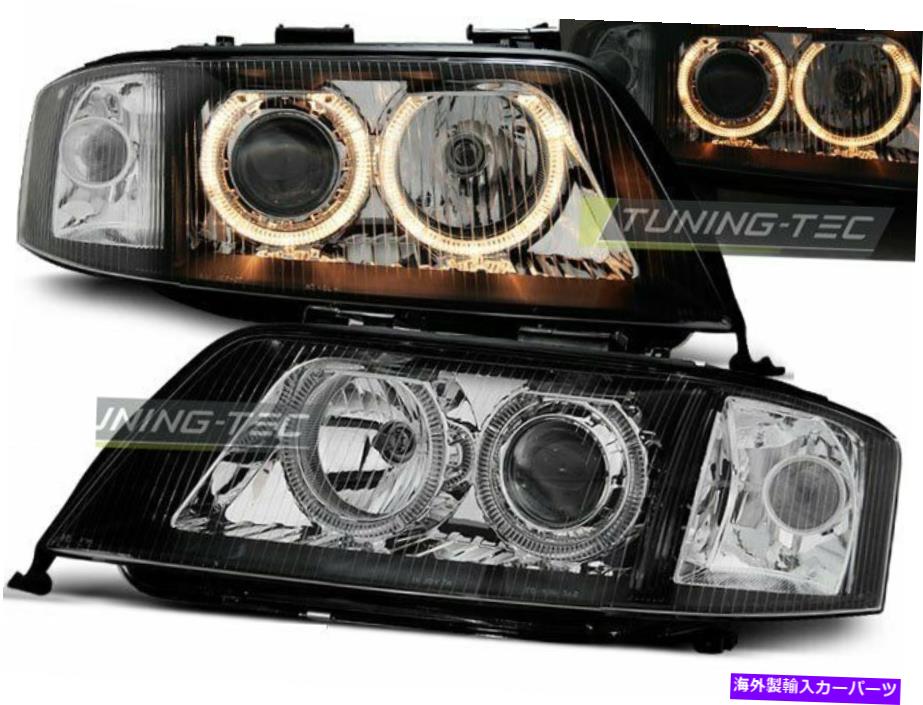 USヘッドライト Audi A6 C5 4B FL 99-01 Halo Rims Black CA LPAU70 Xino CAのヘッドライトのペア Pair of Headlights for AUDI A6 C5 4B FL 99-01 Halo Rims Black CA LPAU70 XINO CA【並行輸入品】｜Us Custom Parts Shop USDM
