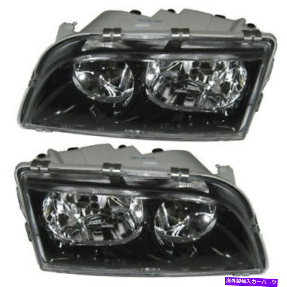 USヘッドライト Volvo S40ヘッドライトヘッドランプブラックトリムヘッドライトランプ左右サイドセットペア Volvo S40 Headlight Headlamp Black Trim Head Light Lamp Left Right Side Set PAIR【並行輸入品】|Us Custom Parts Shop USDM