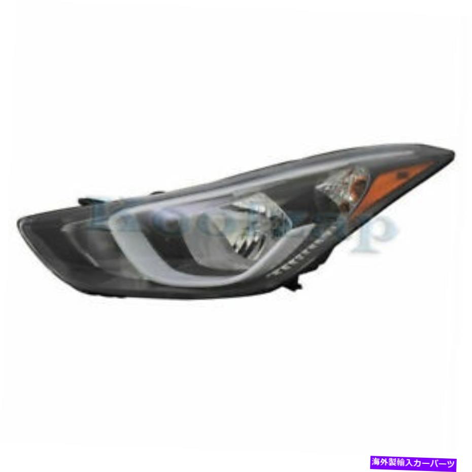 USヘッドライト 14-16 Elantra Frone Headlightヘッドランプヘッドライトランプ米国建設運転手側 For 14-16 Elantra Front Headlight Headlamp Head Light Lamp USA-Built Driver Side【並行輸入品】｜Us Custom Parts Shop USDM