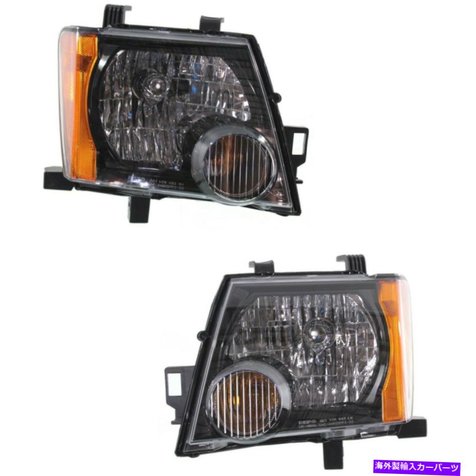 USヘッドライト 2009-2015日産Xterraペアドライバと助手席側Capaのヘッドライト Headlight For 2009-2015 Nissan Xterra Pair Driver and Passenger Side CAPA【並行輸入品】|Us Custom Parts Shop USDM