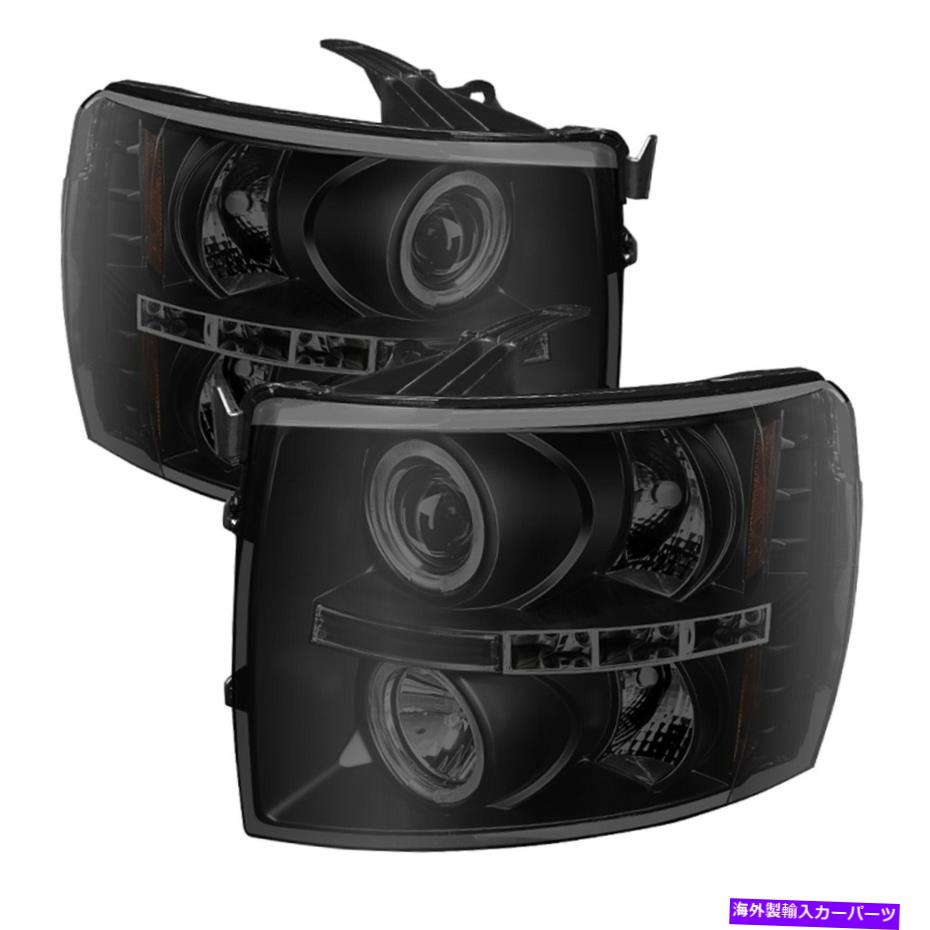 USヘッドライト Spyder Auto 5078322 Halo LEDプロジェクターのヘッドライト Spyder Auto 5078322 Halo LED Projector Headlights【並行輸入品】