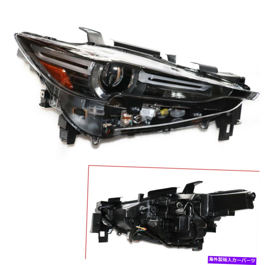 USヘッドライト 2017-2020 Mazda CX-5のための1×LED W / AFSプロジェクターのヘッドライトの助手席側 1 x LED w/AFS Projector Headlight Passenger Side for 2017-2020 Mazda CX-5【並行輸入品】