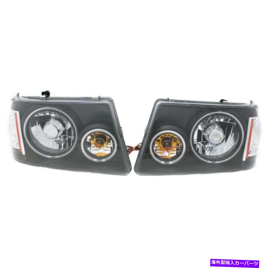 USヘッドライト 111152 Anzoヘッドライトランプドライバー＆旅客サイド新しいLH RH用Ford Ranger 111152 Anzo Headlight Lamp Driver & Passenger Side New LH RH for Ford Ranger【並行輸入品】