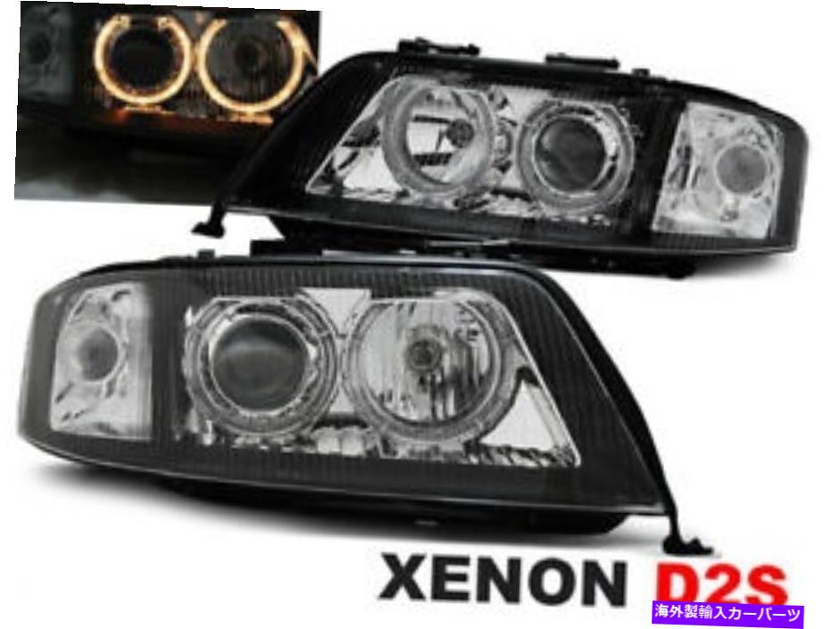 USヘッドライト Audi A6 2001 2002 2003 2003 2004 VR-1143 Angel Eyes Black Xenon headlights for Audi A6 2001 2002 2003 2004 VR-1143 Angel Eyes Black【並行輸入品】
