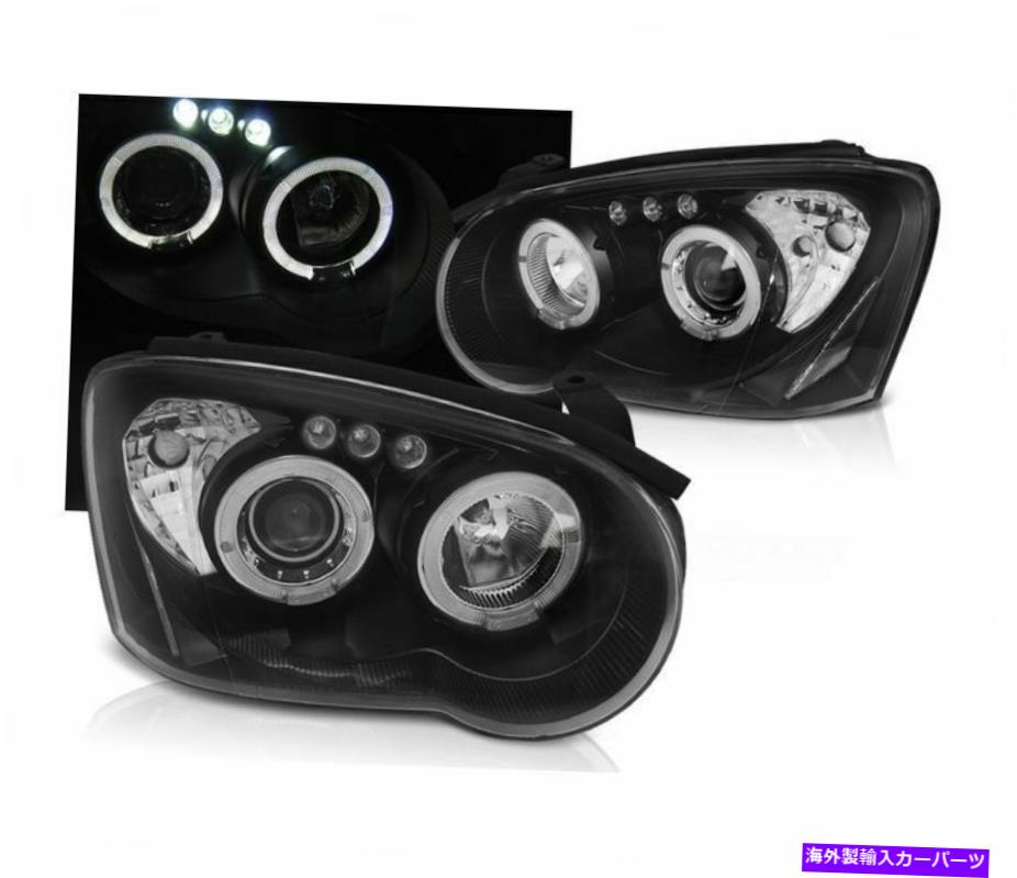 USヘッドライト スバルインプレッサII GD 2003-2005天使の目の黒いLHDのためのヘッドライトLPSU04 HEADLIGHTS LPSU04 FOR SUBARU IMPREZA II GD 2003-2005 ANGEL EYES BLACK LHD【並行輸入品】|Us Custom Parts Shop USDM