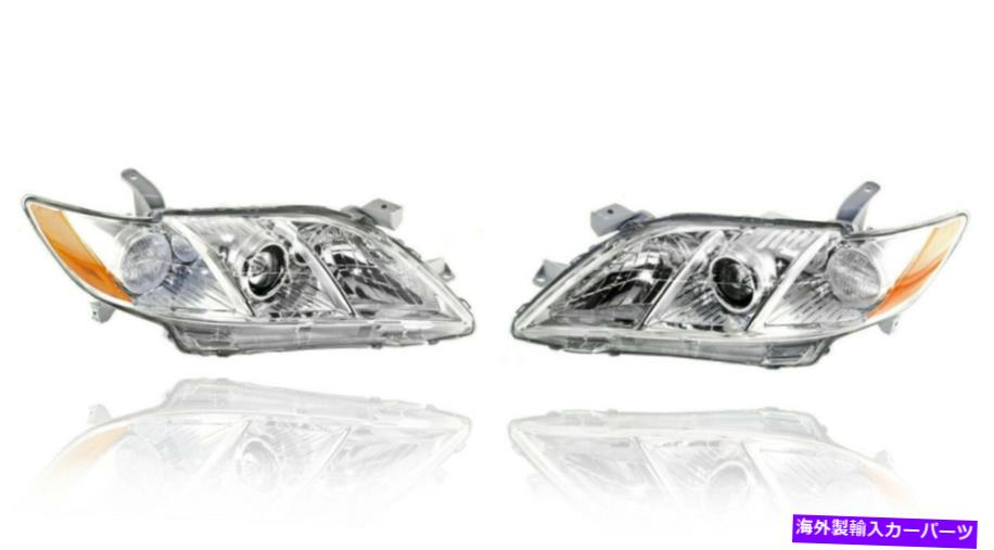 USヘッドライト Headlight Depo for 07-09トヨタカムリーUSAセットCAPA 8111006B908117006202 Headlight DEPO For 07-09 Toyota Camry USA Set CAPA 8111006B90 8117006202【並行輸入品】