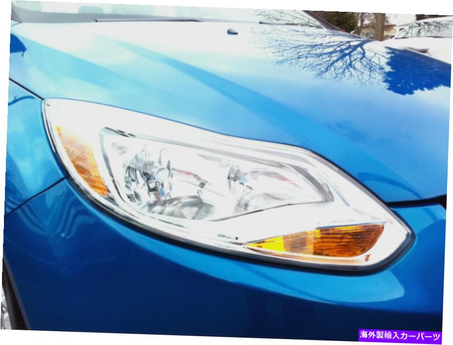 USヘッドライト OEM新しい2012-2013フォードフォーカスヘッドライトランプ右助手席側 - クロム OEM NEW 2012-2013 Ford Focus Head light Lamp RIGHT Passenger's Side - CHROME【並行輸入品】