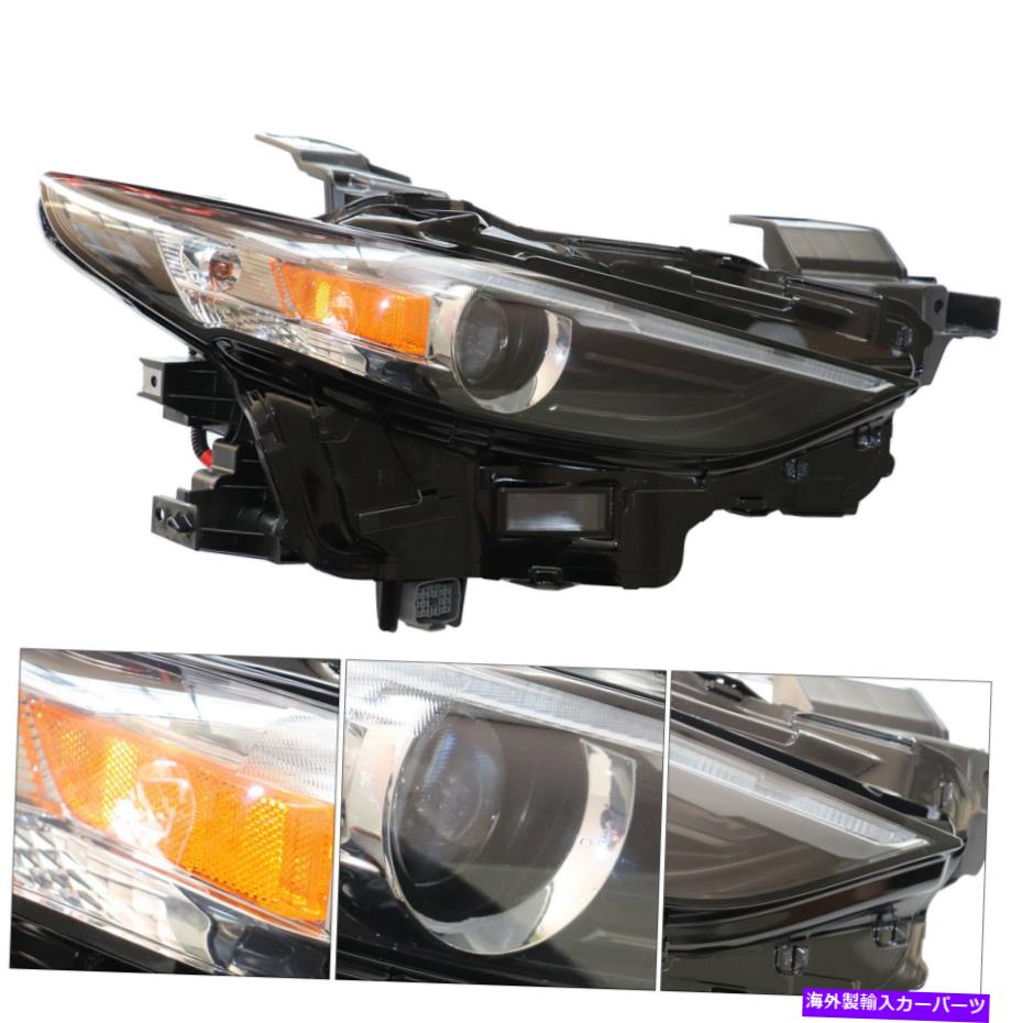 USヘッドライト 2019年2020年マツダ3ヘッドランプ助手席側のフルLEDヘッドライトアセンブリ Full LED Headlight Assembly Right For 2019 2020 Mazda 3 Headlamp Passenger Side【並行輸入品】
