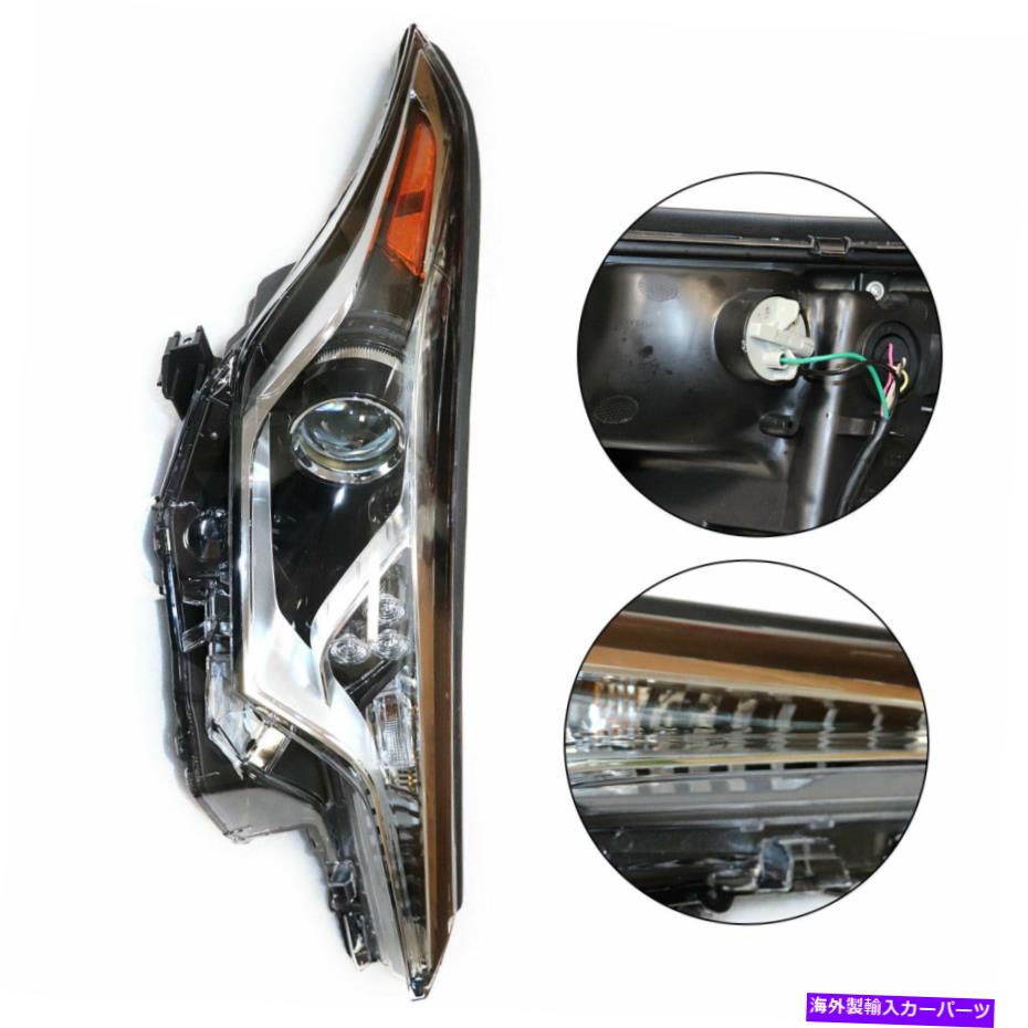 USヘッドライト トヨタC-HR CHR 2018-2019右乗客ヘッドライトヘッドライトフロントランプUS用 FOR TOYOTA C-HR CHR 2018-2019 RIGHT PASSENGER HEADLIGHT HEAD LIGHT FRONT LAMP US【並行輸入品】