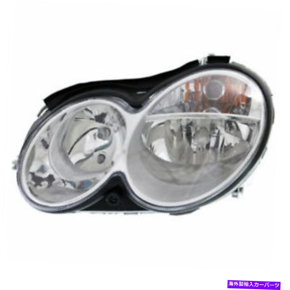 USヘッドライト 03-06ベンツCLKクラスフロントヘッドライトヘッドランプハロゲンヘッドライトランプ左側 03-06 Benz CLK-Class Front Headlight Headlamp Halogen Head Light Lamp Left Side【並行輸入品】