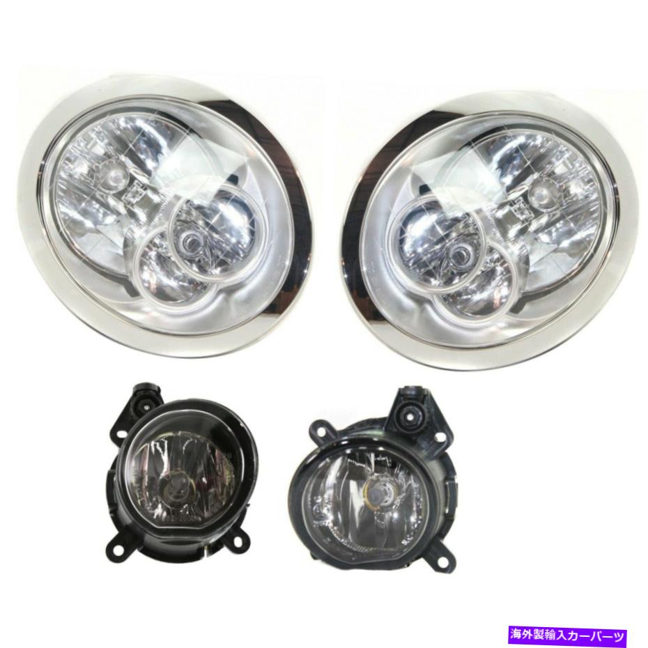 USヘッドライト Mini Cooper 2005-2008用の新しい自動ライトキットのドライバー＆旅客サイドLH RH New Auto Light Kit Driver & Passenger Side LH RH for Mini Cooper 2005-2008【並行輸入品】