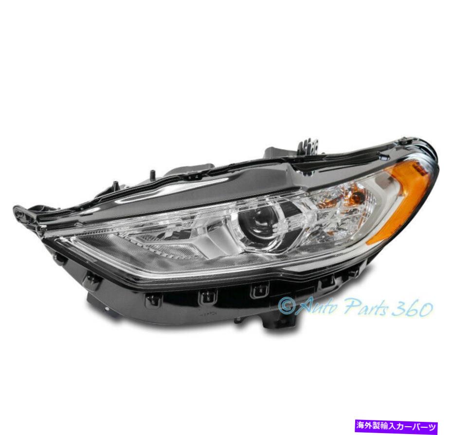 USヘッドライト 17-20フォードフュージョンハロゲンプロジェクターヘッドライトヘッドランプクロームドライバ左LH For 17-20 Ford Fusion Halogen Projector Headlight Headlamp Chrome Driver Left LH【並行輸入品】 61,986円