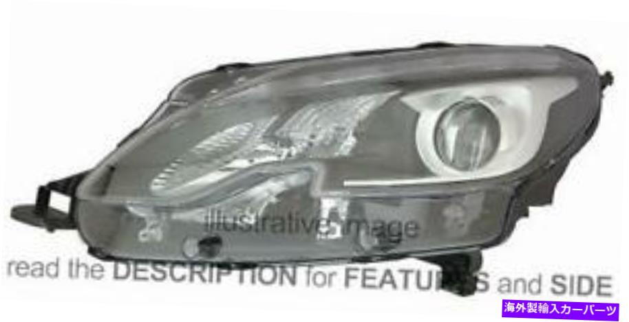 USヘッドライト LHDヘッドライトPeugeot 2008 2016右H7-H7 PWY24Wモーター付きLED 9814739580 LHD Headlight Peugeot 2008 2016 Right H7-H7 Pwy24W Led With Motor 9814739580【並行輸入品】