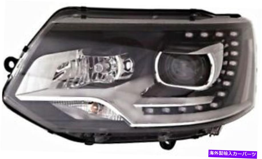 USヘッドライト Depo RH LEDヘッドライトフロントランプがVWマルチバンT5トランスポーターMPV 2009 - DEPO RH LED Headlight Front Lamp Fits VW Multivan T5 Transporter MPV 2009-【並行輸入品】 59,601円