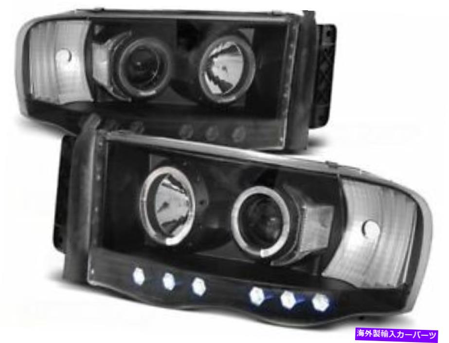 USヘッドライト Dodge Ram 1500 2500 3500年：2002 2003 2004 2005 2006 LPDO04ヘッドライトハロー DODGE RAM 1500 2500 3500 YEAR: 2002 2003 2004 2005 2006 LPDO04 HEADLIGHTS HALO【並行輸入品】