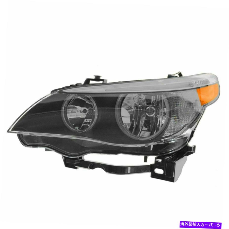 USヘッドライト BMWのためのフィット530i Sedan 2004 2005 2006 2007 Headlightハロゲン左ドライバー FITS FOR BMW 530I SEDAN 2004 2005 2006 2007 HEADLIGHT HALOGEN LEFT DRIVER【並行輸入品】