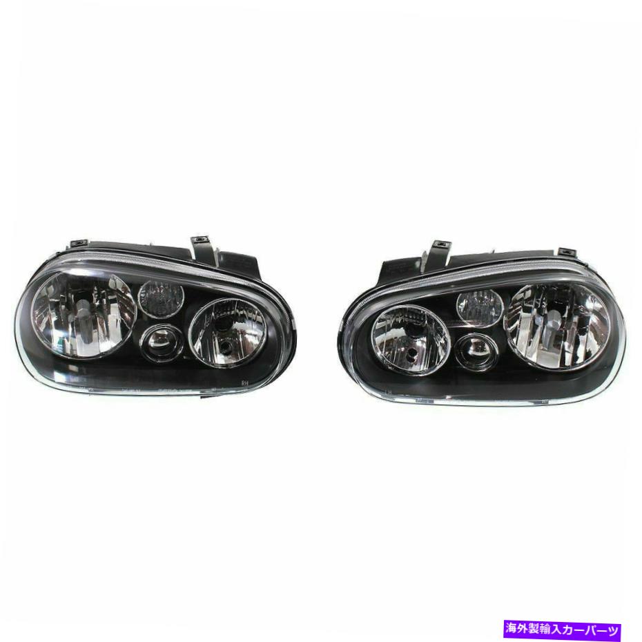 USヘッドライト 2LHとRHサイドフィットの新しいクリアヘッドランプセットフォートフォームスワーゲンゴルフVW2505102 NEW CLEAR HEADLAMP SET OF 2 LH AND RH SIDE FITS VOLKSWAGEN GOLF VW2505102【並行輸入品】|Us Custom Parts Shop USDM