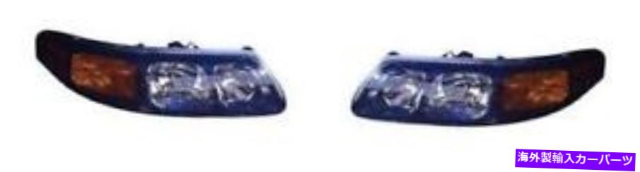 USヘッドライト サイド/ペアフィッツ2003 - 2005 Pontiac Bonnevilleフロントヘッドライトアセンブリ SIDE/PAIR fits 2003 - 2005 Pontiac Bonneville Front Headlight Assembly【並行輸入品】