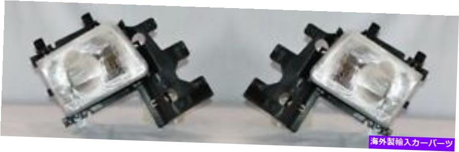 USヘッドライト 1994-1997 Dodge Vanの左右の交換用ヘッドライトペア Right and Left Side Replacement Headlight PAIR For 1994-1997 Dodge Van【並行輸入品】