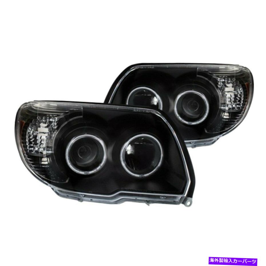 USヘッドライト トヨタ4Runner 2006-2009 Anzo 111320 Black CCFL Haloプロジェクターヘッドライト For Toyota 4Runner 2006-2009 Anzo 111320 Black CCFL Halo Projector Headlights【並行輸入品】