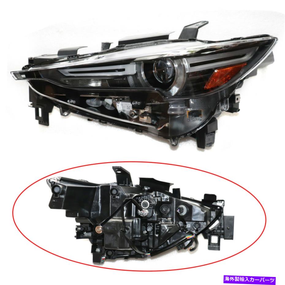 USヘッドライト LEDプロジェクターヘッドライトドライバ左側のクリアレンズMazda CX-5 US LED Projector Headlight Driver Left Side Clear Lens for 2017-2020 Mazda CX-5 US【並行輸入品】|Us Custom Parts Shop USDM